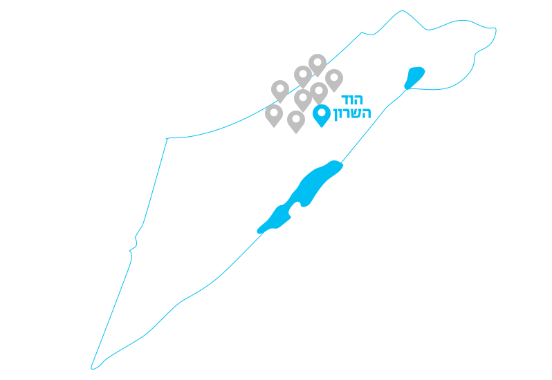 hod-hasharon-map